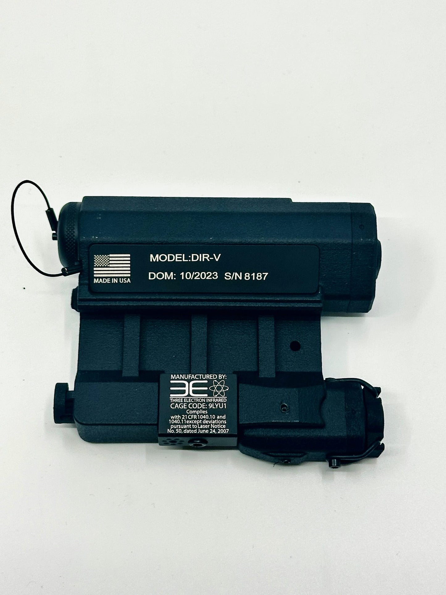 Three Electrons Infrared (3EIR) DesignateIR-V Three Beam Laser – Green Visible / Infrared Laser / VCSEL IR Illuminator