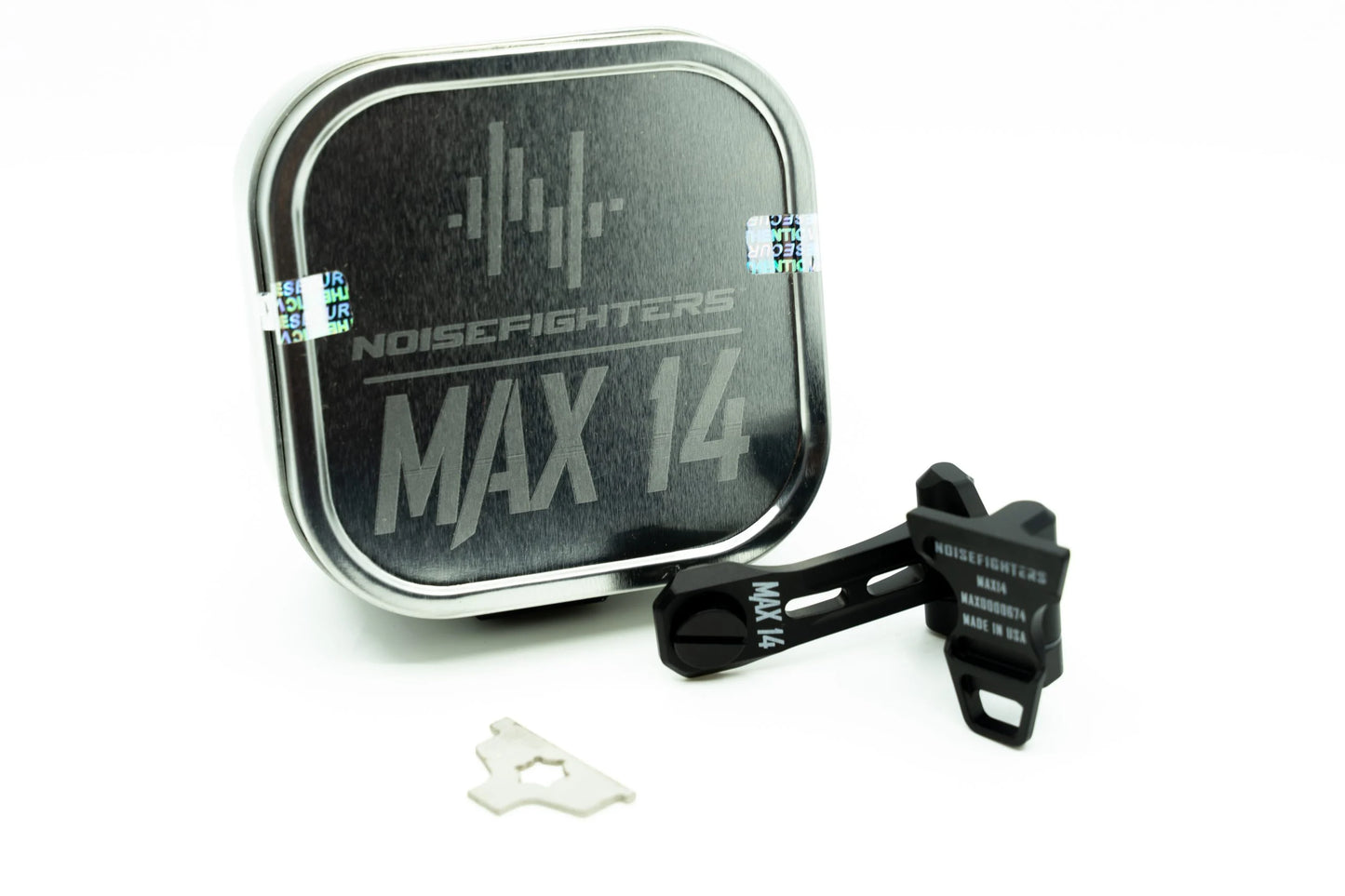 Noisefighters MAX14 All-Metal Night Vision J-Arm with Rotating Knuckle